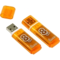 USB флэш-диск  8GB Smart Buy  Glossy orange